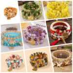Wholesale Bohemian-style multi-layer wooden bead beaded bracelets, elastic bracelets, and European and American jewelry