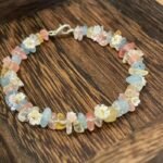 "Spring and Flower Fields" Dopamine-colored Crystal Flower Bracelet, a Delicate Summer Jewelry Gift for Sweet Girls and Besties