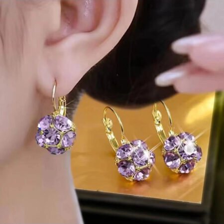 Wholesale of high - end, light - luxury European and American stud earrings, stylish and elegant geometric - shaped, versatile ear clips, popular ear accessories