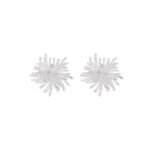 Exquisite dandelion firework stud earrings for women, with a sense of sophistication and uniqueness. New styles for 2025, featuring a niche design and a touch of luxury.