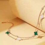 Lucky Four - Leaf Clover Bracelet for Good Luck
