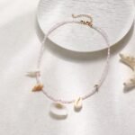 Cross-border Amazon new products: Summer casual ocean vacation style conch women's necklaces, fashionable shell pendants for collarbone chains