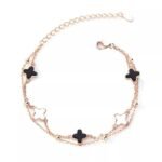 Lucky Four - Leaf Clover Bracelet for Good Luck