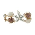 New summer casual Bohemian-style beach starfish, shell and coral bracelets and necklaces, collarbone necklaces