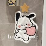 Pachacco hand towel (hanging type), cute, absorbent, quick-drying, thickened, suitable for household bathrooms, kitchens, can be used as handkerchiefs or cleaning rags.