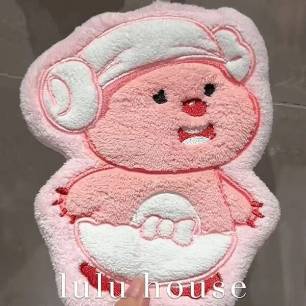 Pachacco hand towel (hanging type), cute, absorbent, quick-drying, thickened, suitable for household bathrooms, kitchens, can be used as handkerchiefs or cleaning rags.
